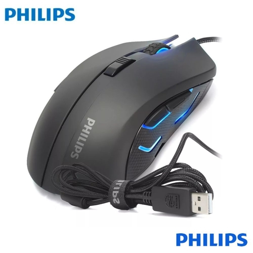 Kit Gamer Teclado Mecanico Usb Led Rgb Luminoso Philips G Mouse