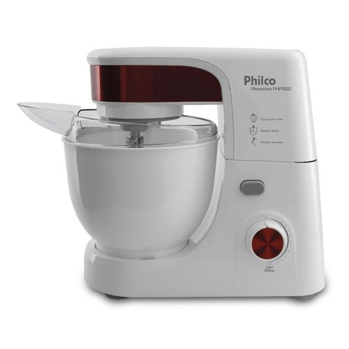 Batedeira Planetária Philco Php500 11 Velocidades Turbo Branca 500W