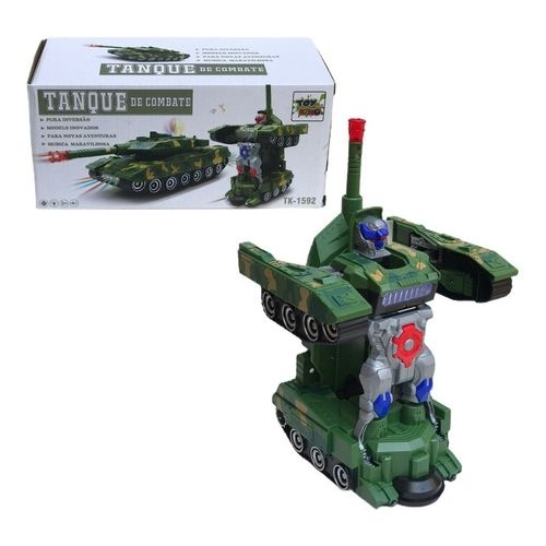 Rob Transformers Carros Tanque De Guerra Brinquedo Robo No Shoptime