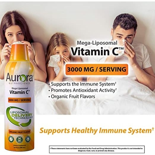 Aurora Nutrascience Mega Liposomal Vitamin C Mg Per Serving Oz