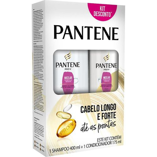 Shampoo Pantene Micelar Ml Condicionador Ml No Shoptime