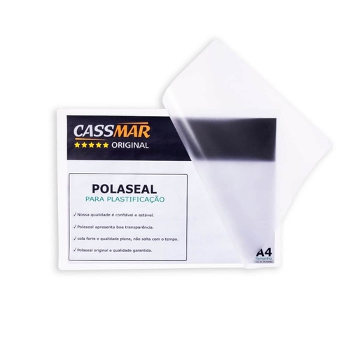 Polaseal Plástico para Plastificação RG 80x110x0 05mm 100un no Shoptime