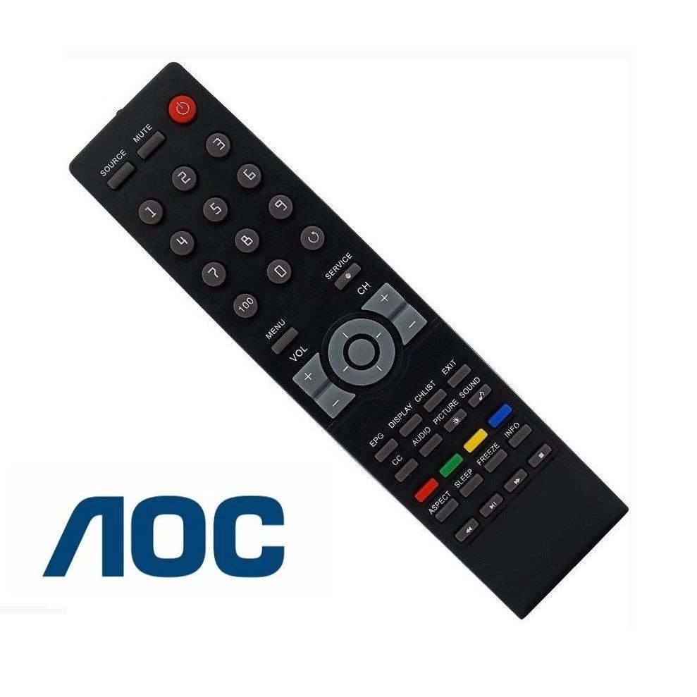 Controle Remoto Para Tv Aoc Lcd Led No Shoptime