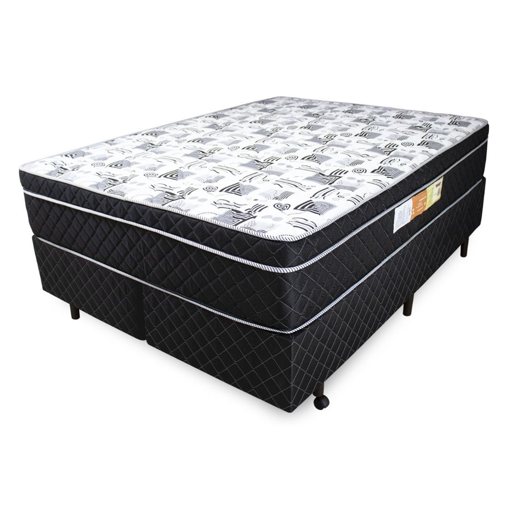 Cama Box King Colch O Ortop Dico Pillowin X X Cm Visconde