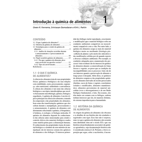 Livro Química de Alimentos de Fennema no Shoptime