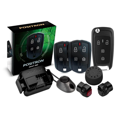 Kit Alarme Automotivo Positron Cyber Exact Ex 360 Universal Chave