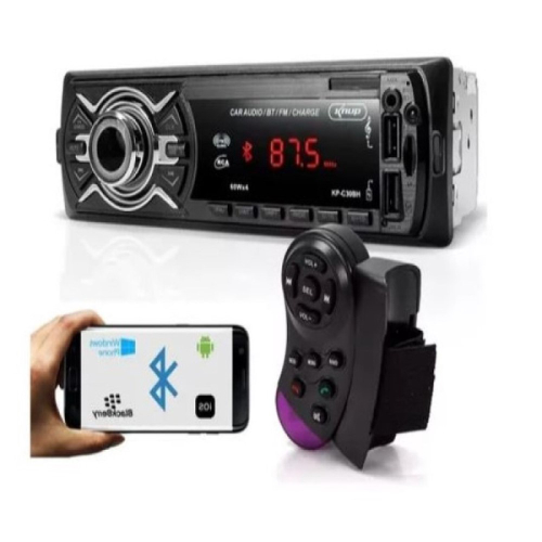 Som Automotivo Bluetooth Auto Radio Som Carro KP C30BH No Shoptime