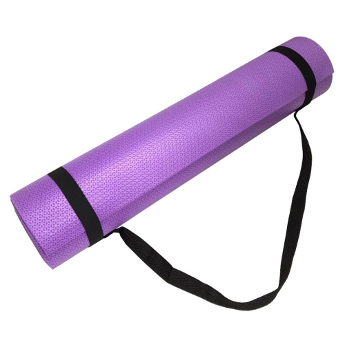 Colchonete Tapete Yoga 1 70m Lilas Em Eva Alca No Shoptime