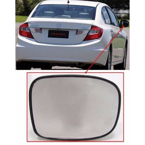 Lente Espelho Retrovisor Civic 12 13 14 15 16 Direito No Shoptime