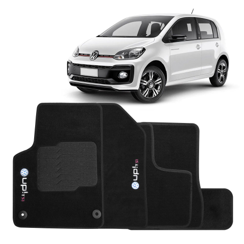 Kit Tapete Carpete Preto Vw Up Tsi High Connect Xtreme 5pçs no Shoptime