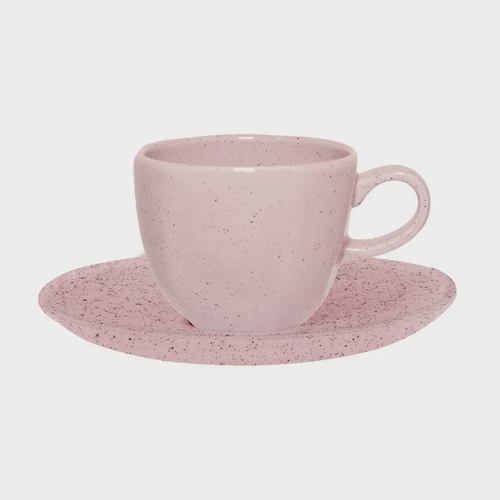 Aparelho Jantar e Chá 30 Peças Ryo Pink Sand Oxford Porcelanas no Shoptime