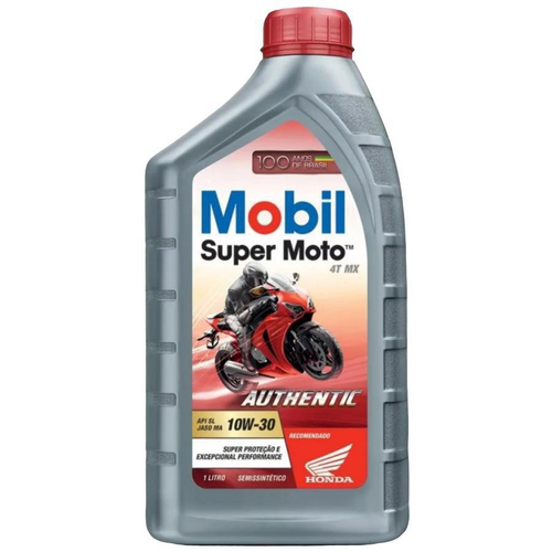 Óleo De Moto Mobil Super Moto 10W30 Mx 1L no Shoptime