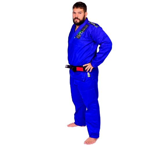 Kimono Yama Trançado Light Adulto Azul Jiu Jitsu A4 no Shoptime