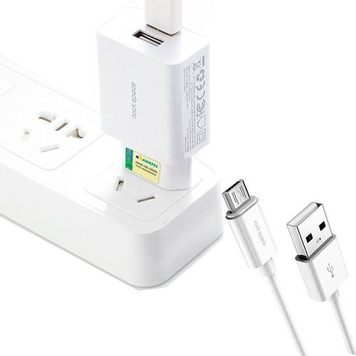 Kit Carregador Cabo Micro Usb 12w 2xusb Anatel Rock No Shoptime