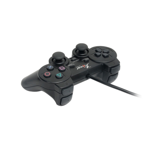 Controle Knup Kp Dualshock Fio Em Para Ps Ps Ps Pc No