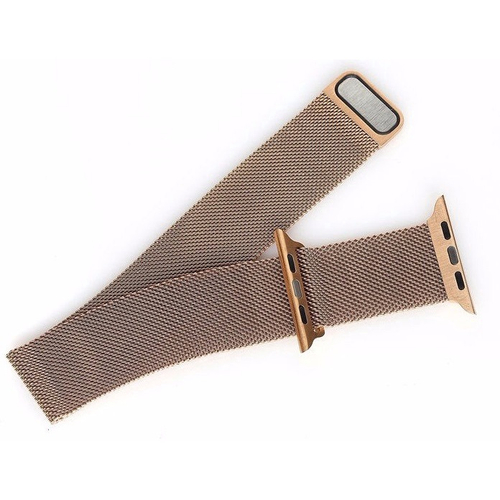 Pulseira Milanese Para Apple Watch Mm Dourado Light Jetech No