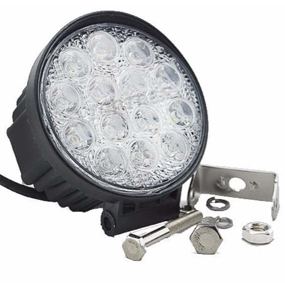 Farol De Milha Leds W Lm Redondo V Off Road No Shoptime