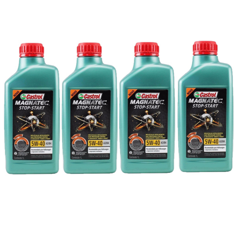 Kit 4 Óleo Motor Castrol Magnatec 5w40 A3 b4 502 00 no Shoptime