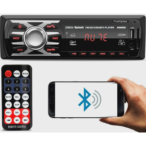 Som Automotivo Mp Player Bsc First Option Bluetooth Entrada