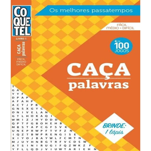 Coquetel Caca Palavras F M D Lv No Shoptime