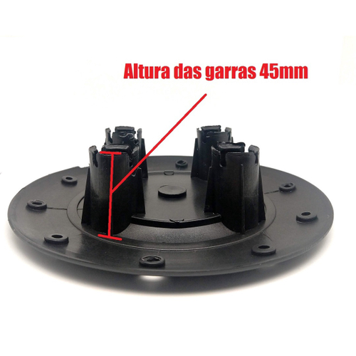 Kit Calota Central Amarok P Roda De Ferro Volkswagen X Garra Alta