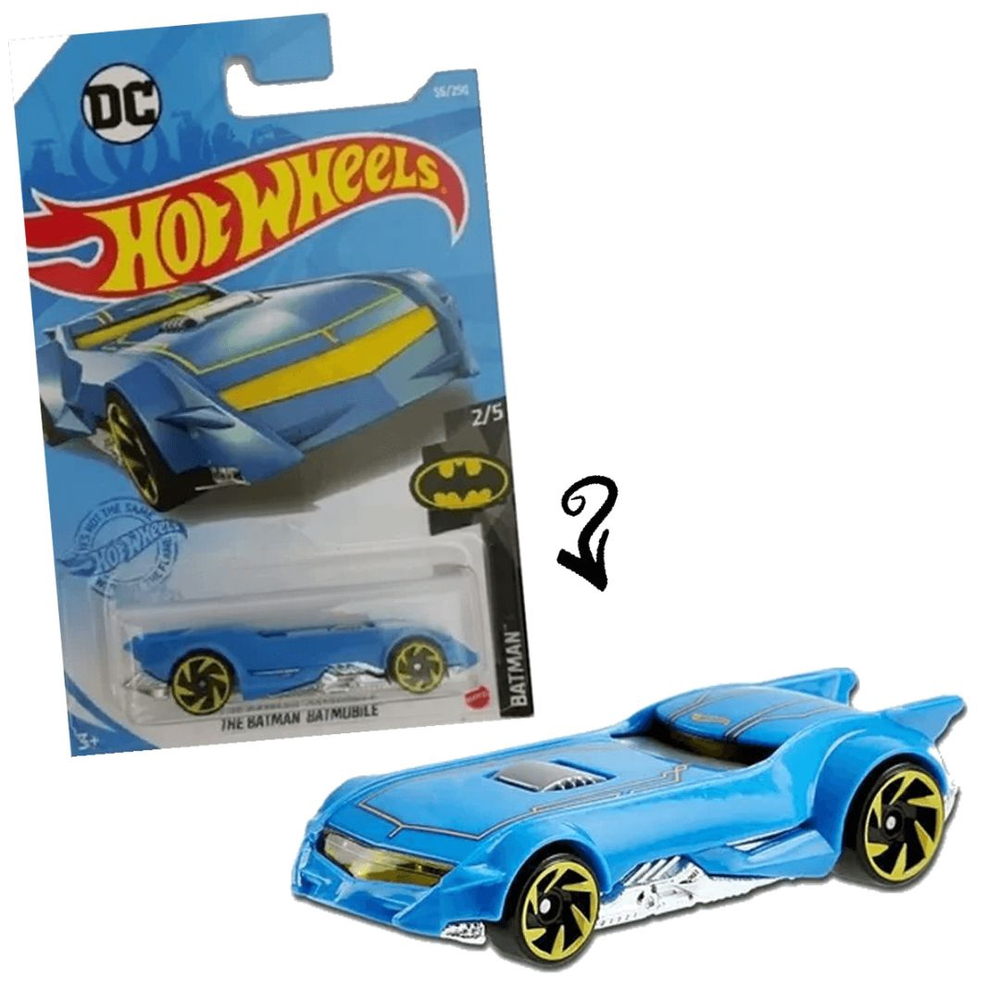 Hot Wheels Batman Batmobile Especial Blue Tech Grx No Shoptime