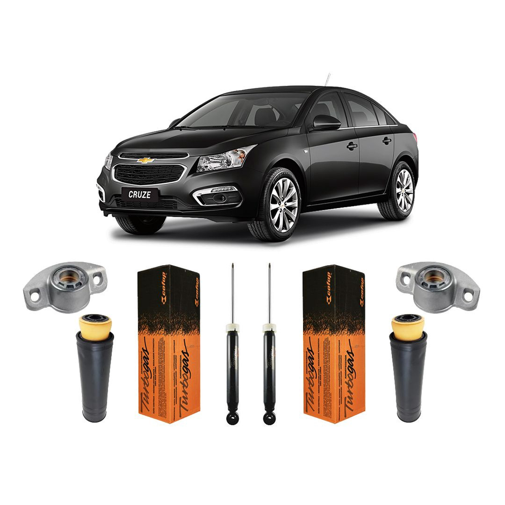 Kit Coxim Amortecedor Traseiro Cofap Cruze Sedan 2011 2016 No Shoptime