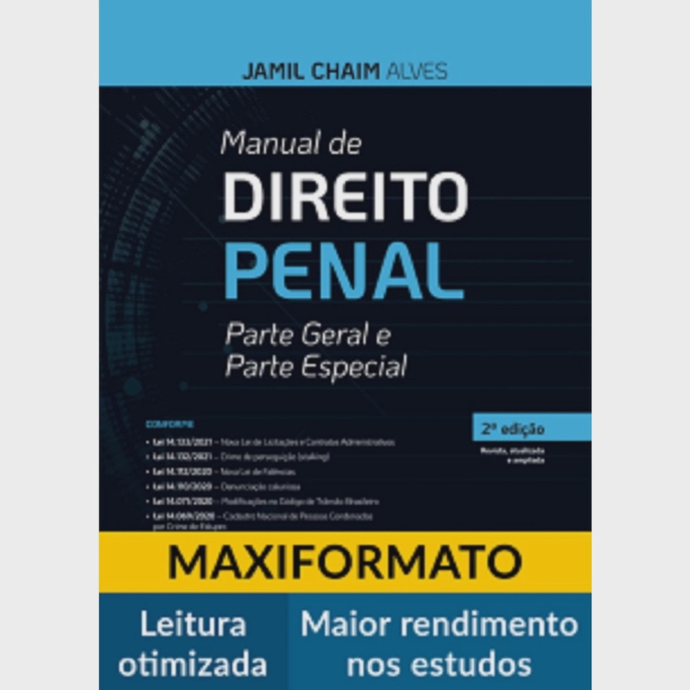 Livro Manual De Direito Penal Parte Geral E Parte Especial No Shoptime