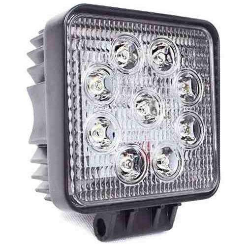 Farol De Milha Led Quadrado W Troller Jeep V V Road No Shoptime