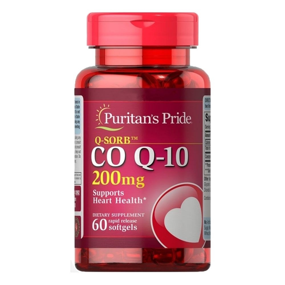 Coenzima Co Q 10 200mg Puritans Pride 60softgels No Shoptime