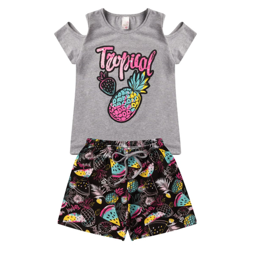 Kit Lote Conjunto Roupa Infantil Menina Feminino Atacado No Shoptime