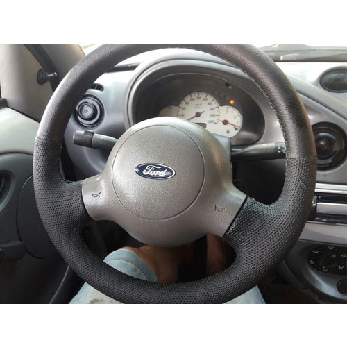 Capa Volante Ford Ká Costurada Em Couro Sintético kit no Shoptime