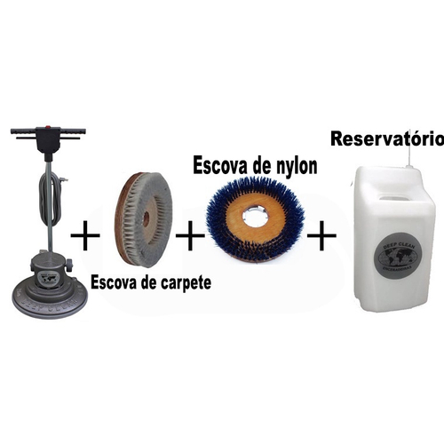 Enceradeira Industrial Dc Para Lavagem De Carpete Deep Clean No