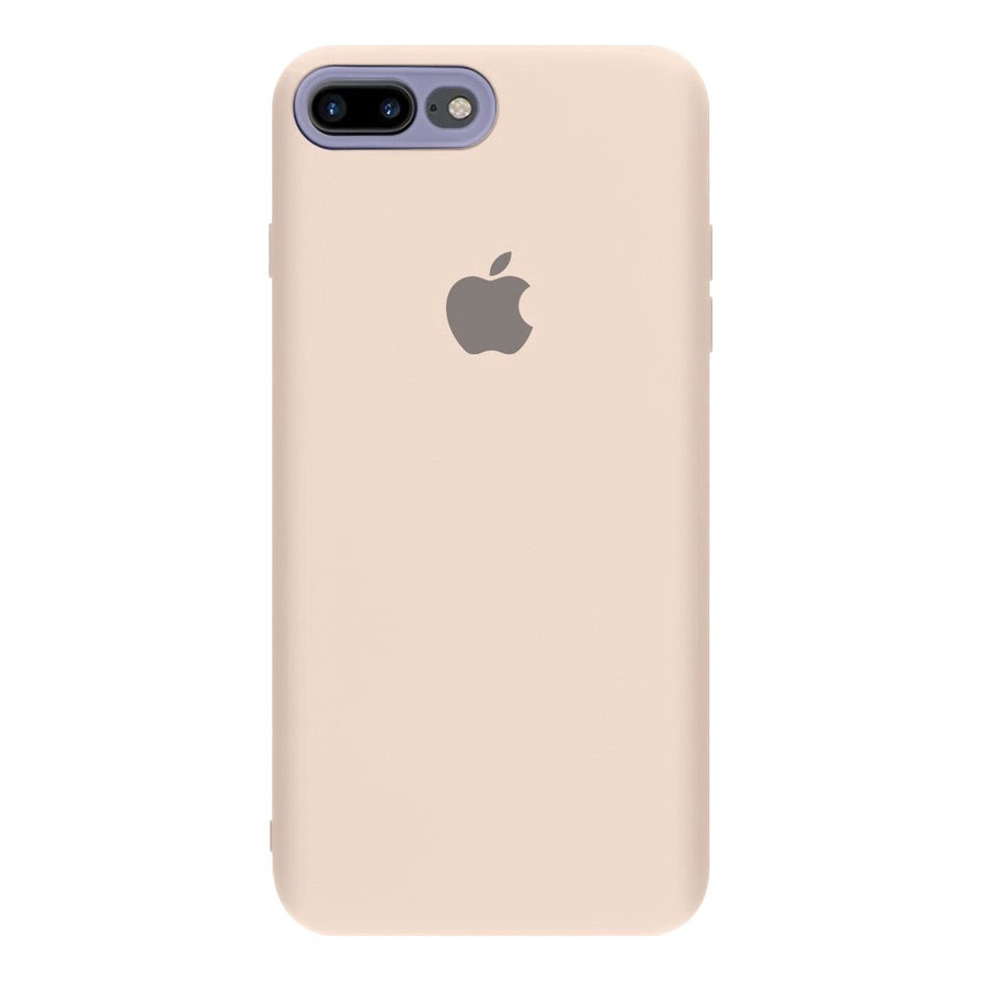 Capa Capinha Case Silicone Aveludada IPhone 7 8 E Se 2020 Logo