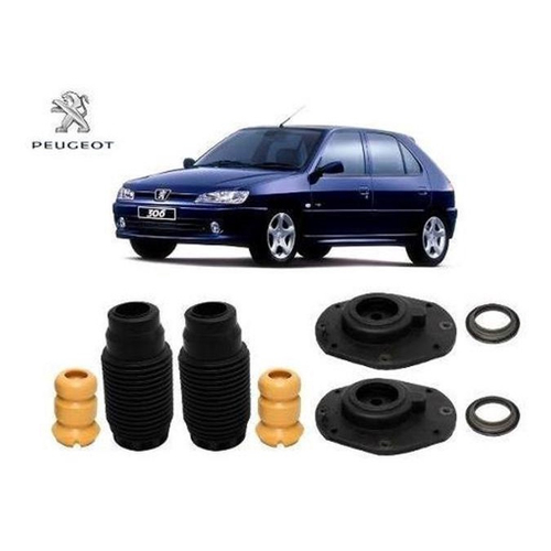 Par Kit Coxim Rolamento Batente Dianteiro Peugeot 306 1994 1995 1996