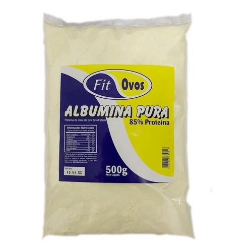 Albumina Pura 7 5kg 15 Pacotes De 500g Natural Fit Ovos No Shoptime