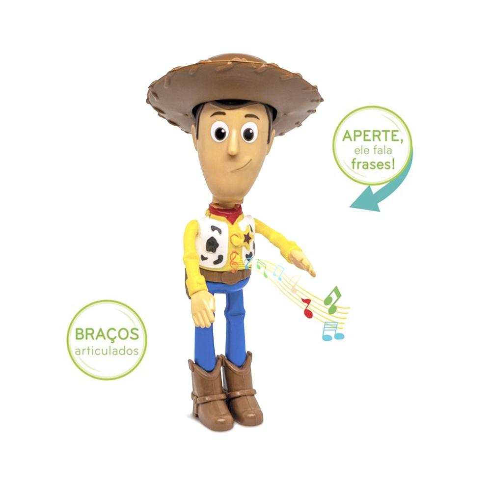 Boneco Som Disney Baby Toy Story Meu Amigo Woody Elka No