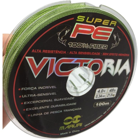 Linha Pesca Multifilamento Maruri Victoria Mm Kg M No Shoptime