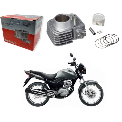 Kit Cilindro Motor Cg 150 Titan 150 Fan 150 Bros Nxr 150 Stander