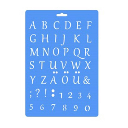 Stencil Kit Alfabetos Moldes Vazados Letras E S Mbolos No Shoptime