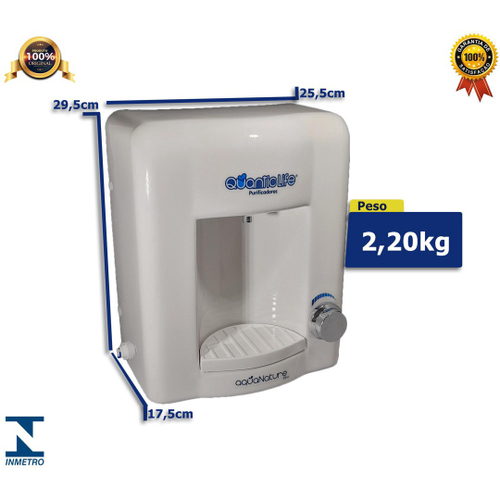 Purificador Agua Aquanature Alcalina Ionizada Ph No Shoptime