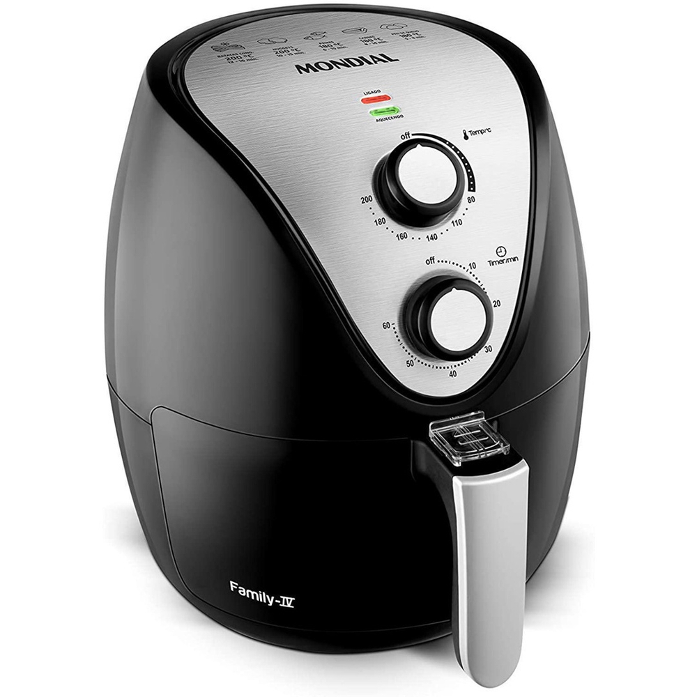 Fritadeira Air Fryer Mondial Af I Inox Iv L V No Shoptime