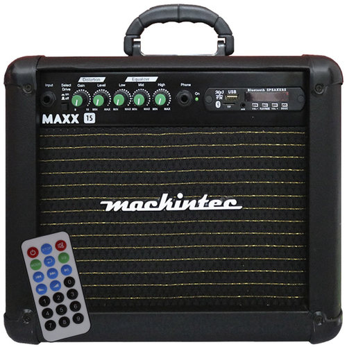 Caixa De Som Amplificada Mackintec Maxx 15 Cyber 15w Rms No Shoptime