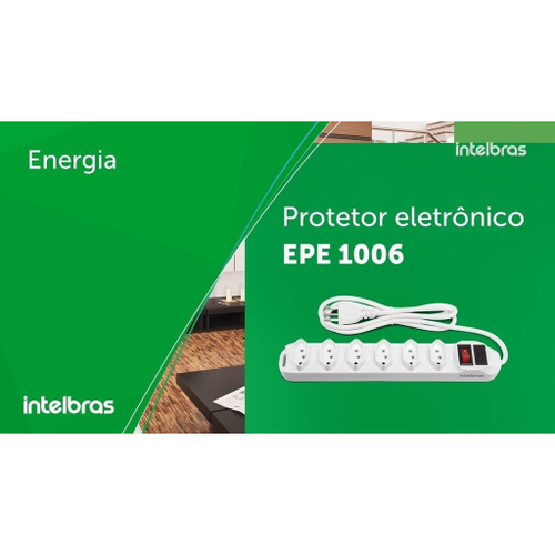 Protetor Eletronico 6 Tomadas Epe1006 Intelbras Material