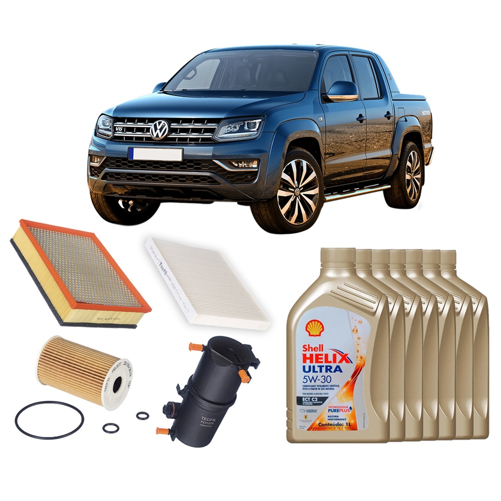 Kit Troca de Óleo e Filtros Amarok Tdi 2 0 Diesel 2015 2016 no Shoptime