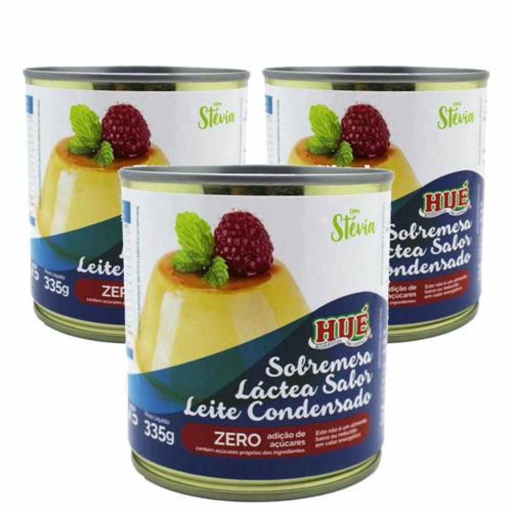 Sobremesa Láctea Leite Condensado Zero Hué 335G 3 Un no Shoptime