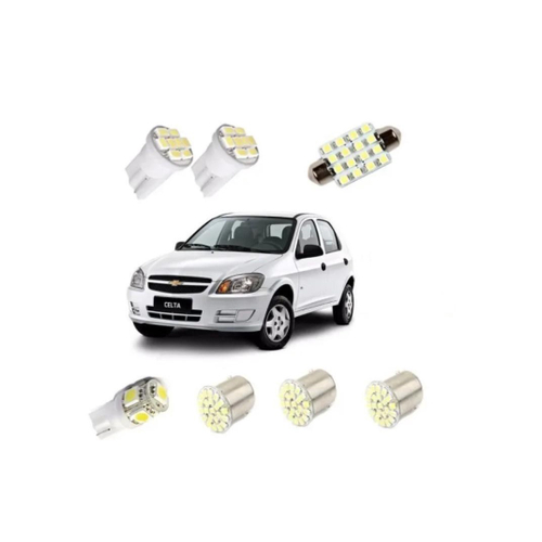 Chevrolet Celta Gm Kit L Mpada Led Prisma Luz Lanterna Teto No Shoptime