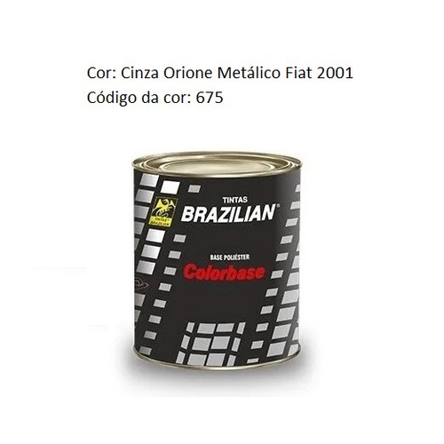 Tinta Automotiva Poli Ster Ml Cinza Orione Fiat No Shoptime