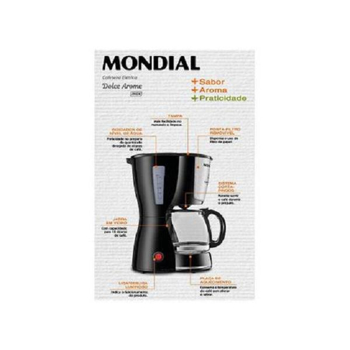 Cafeteira El Trica Mondial Dolce Arome C X V No Shoptime