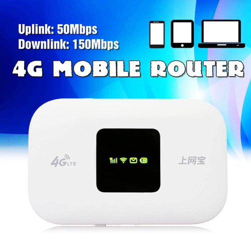 Roteador móvel sem fio 4G Modem Hotspot WiFi portátil LED 150Mbps de